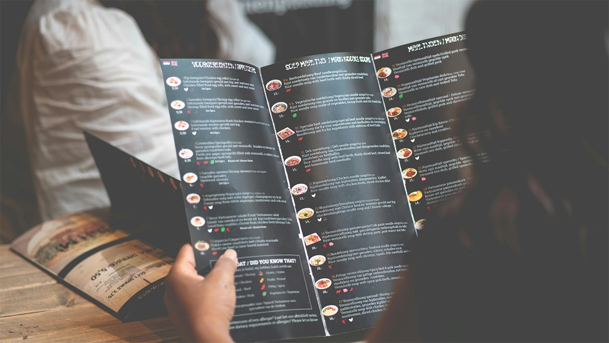 Menu Print Waterproof: Durable Custom Menus