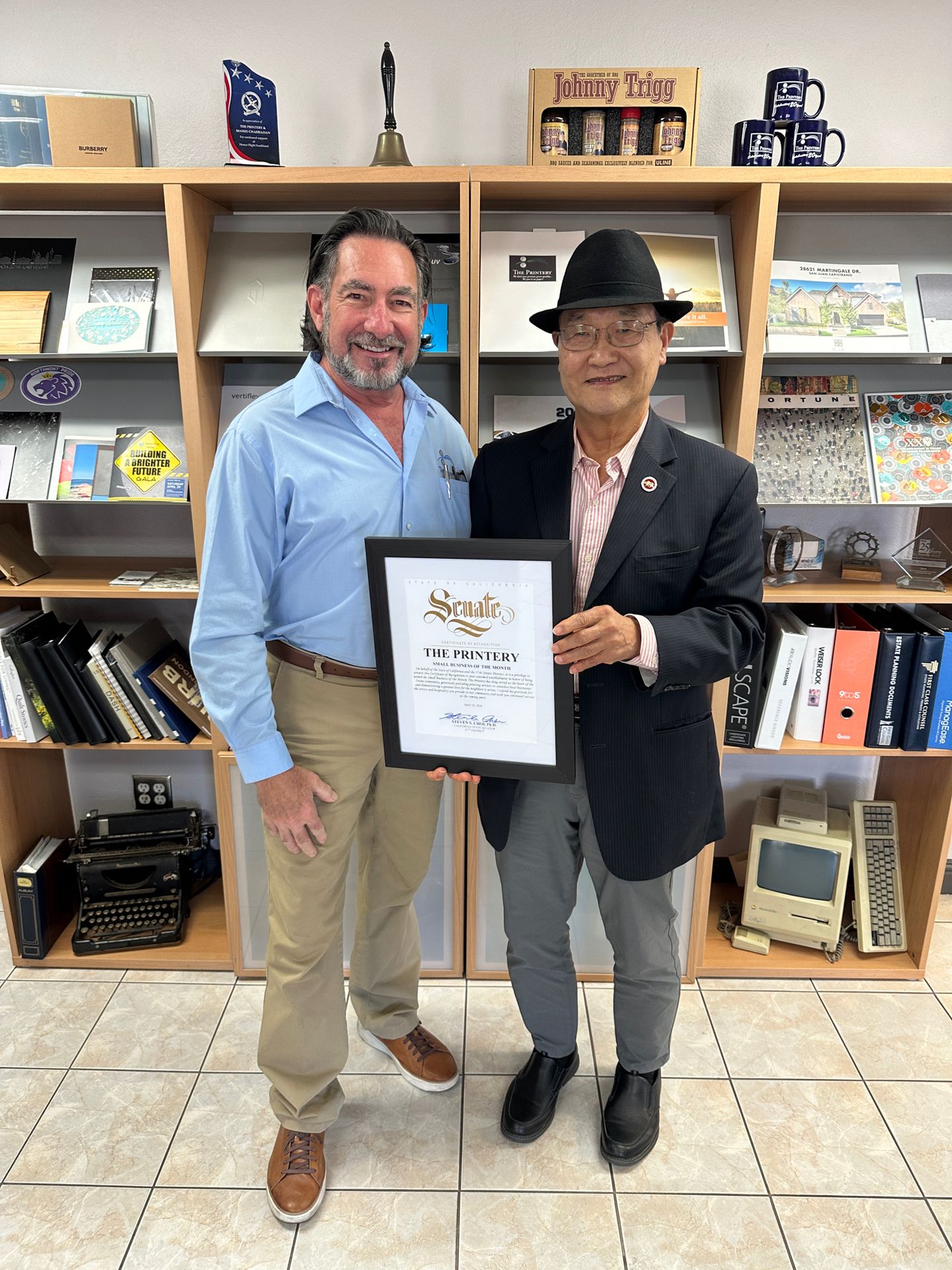 Winner: The Printery Named Small Business of the Month by Senator Steven Choi