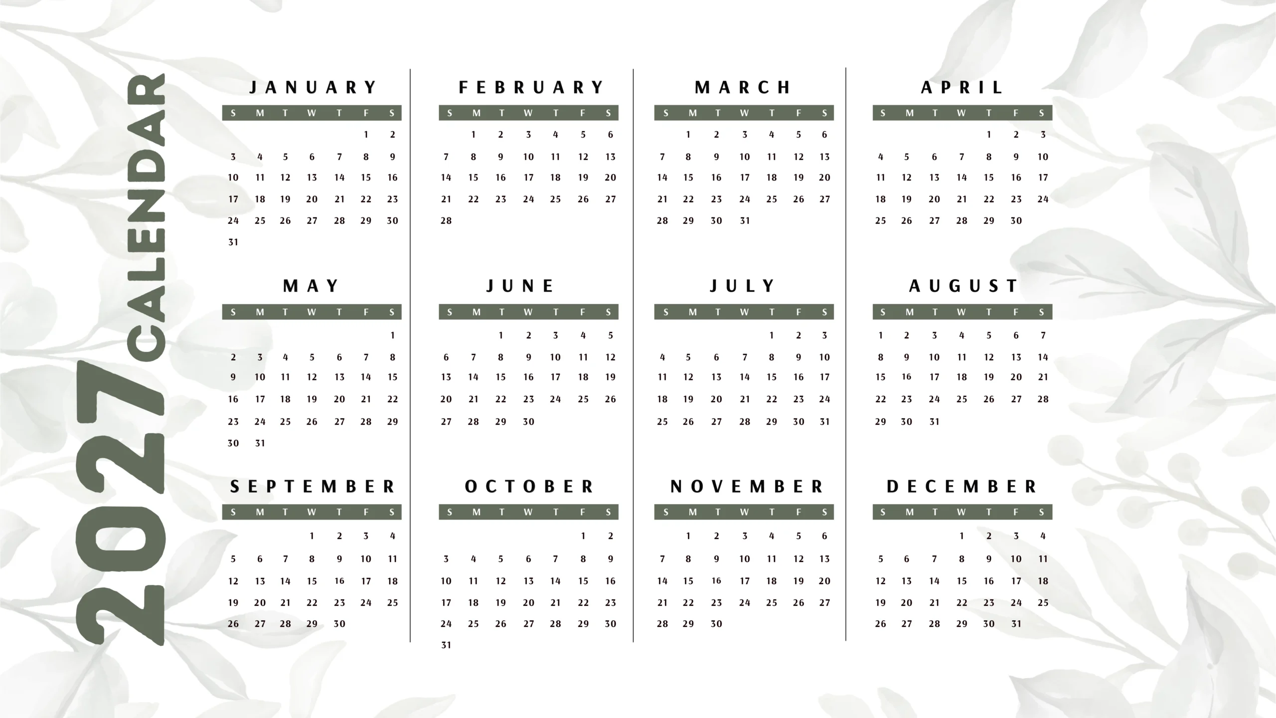 2027 Calendar Marketing Guide