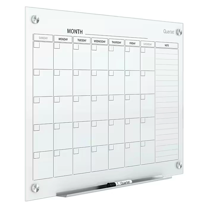 Dry Erase Calendars: Reusable Office Branding